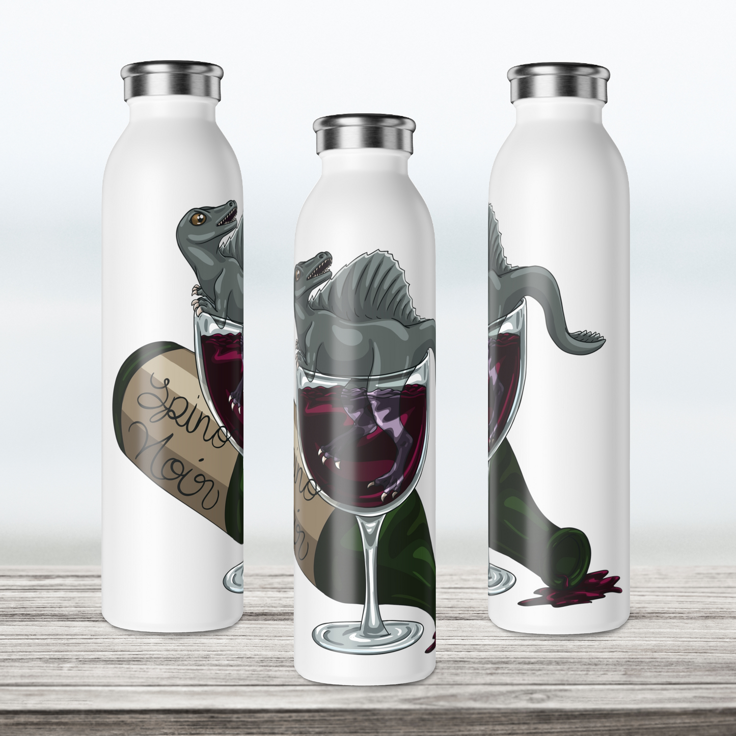 Spino Wino Slim Water Bottle