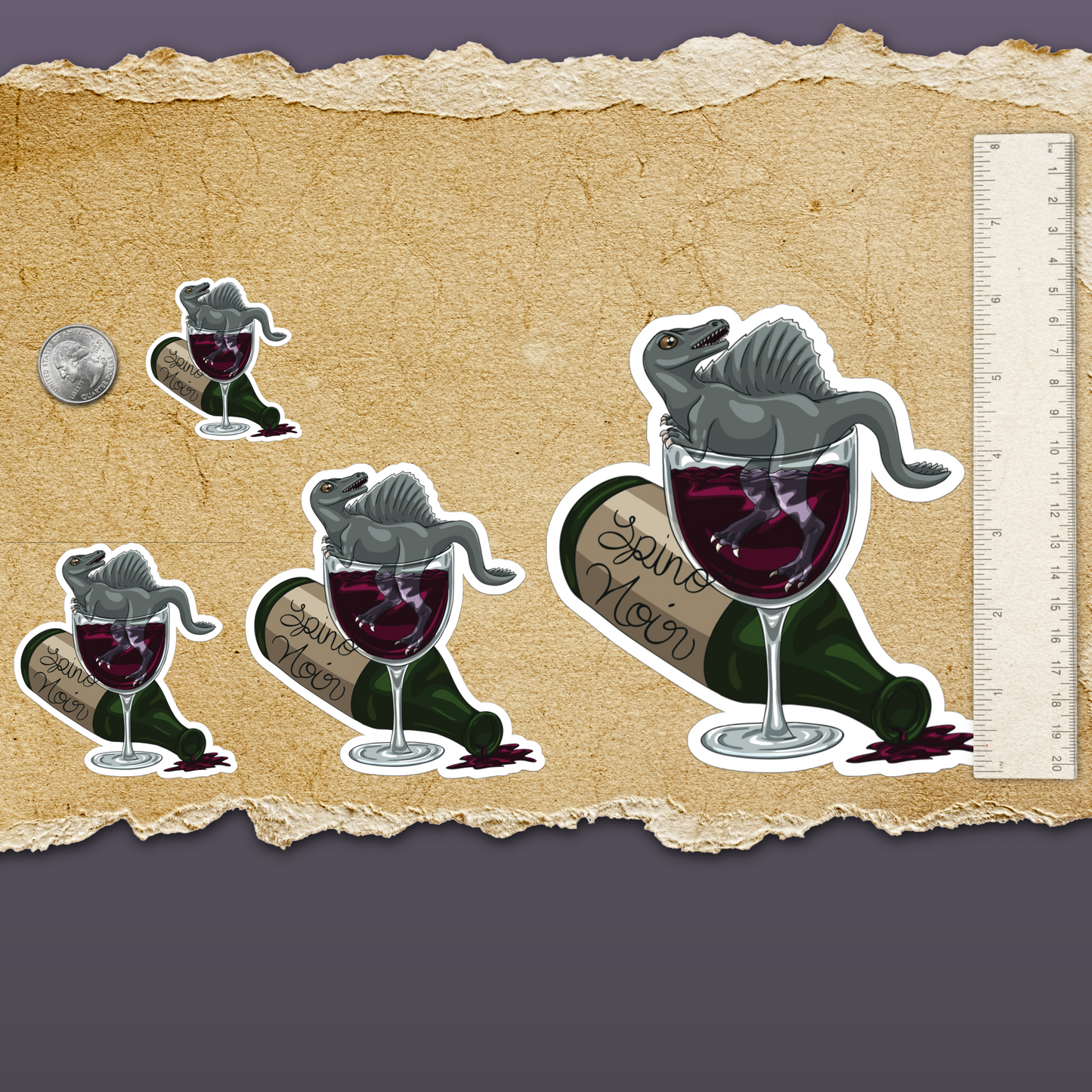 Spino Wino Vinyl Sticker (4 sizes)