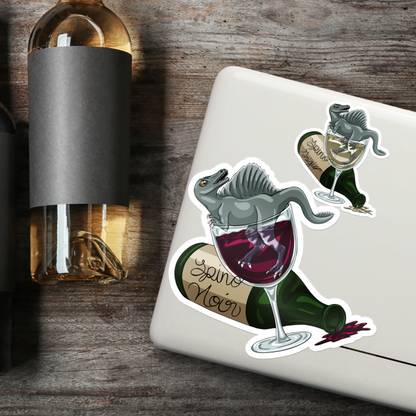 Spino Wino Vinyl Sticker (4 sizes)