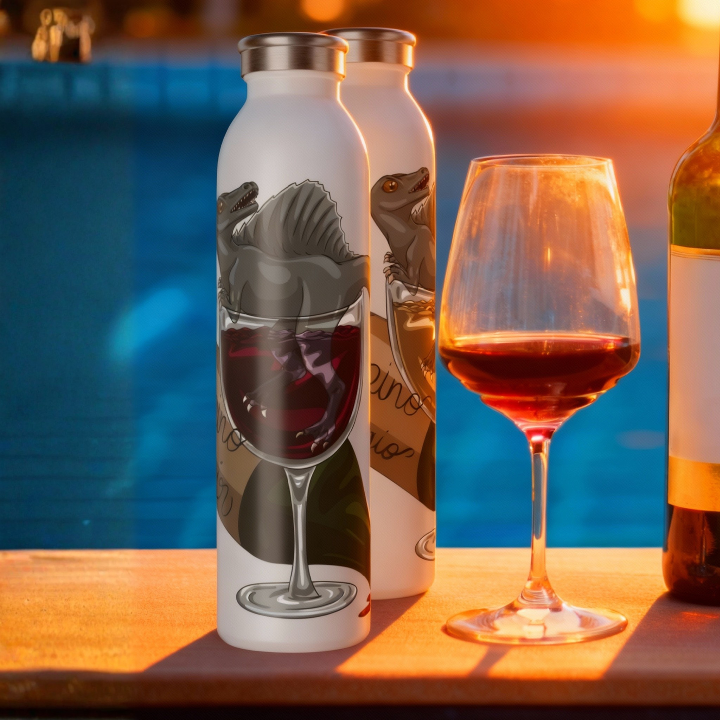 Spino Wino Slim Water Bottle