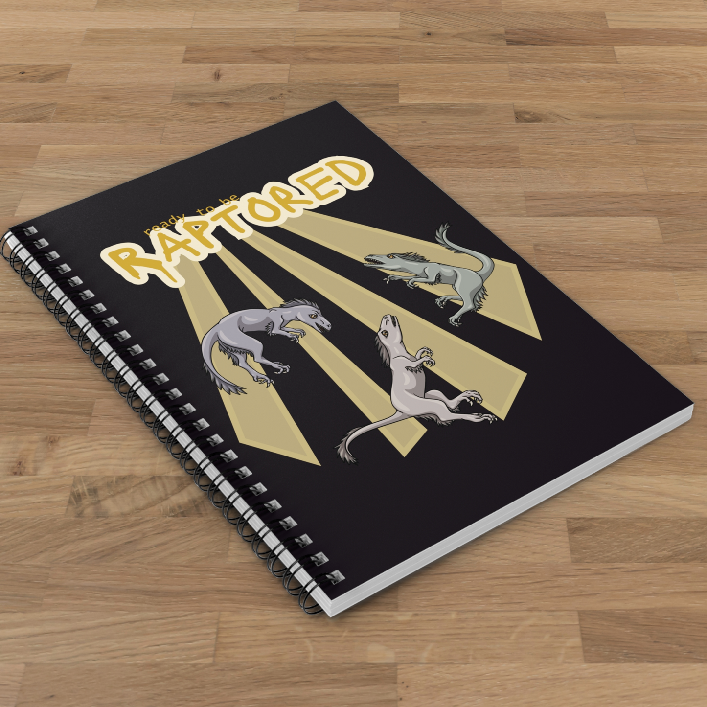 Rapturous Raptors 6x8 Spiral Notebook