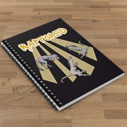Rapturous Raptors 6x8 Spiral Notebook