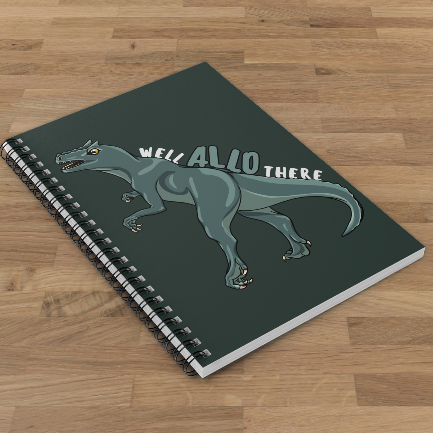 Well Allo There 6x8 Spiral Notebook