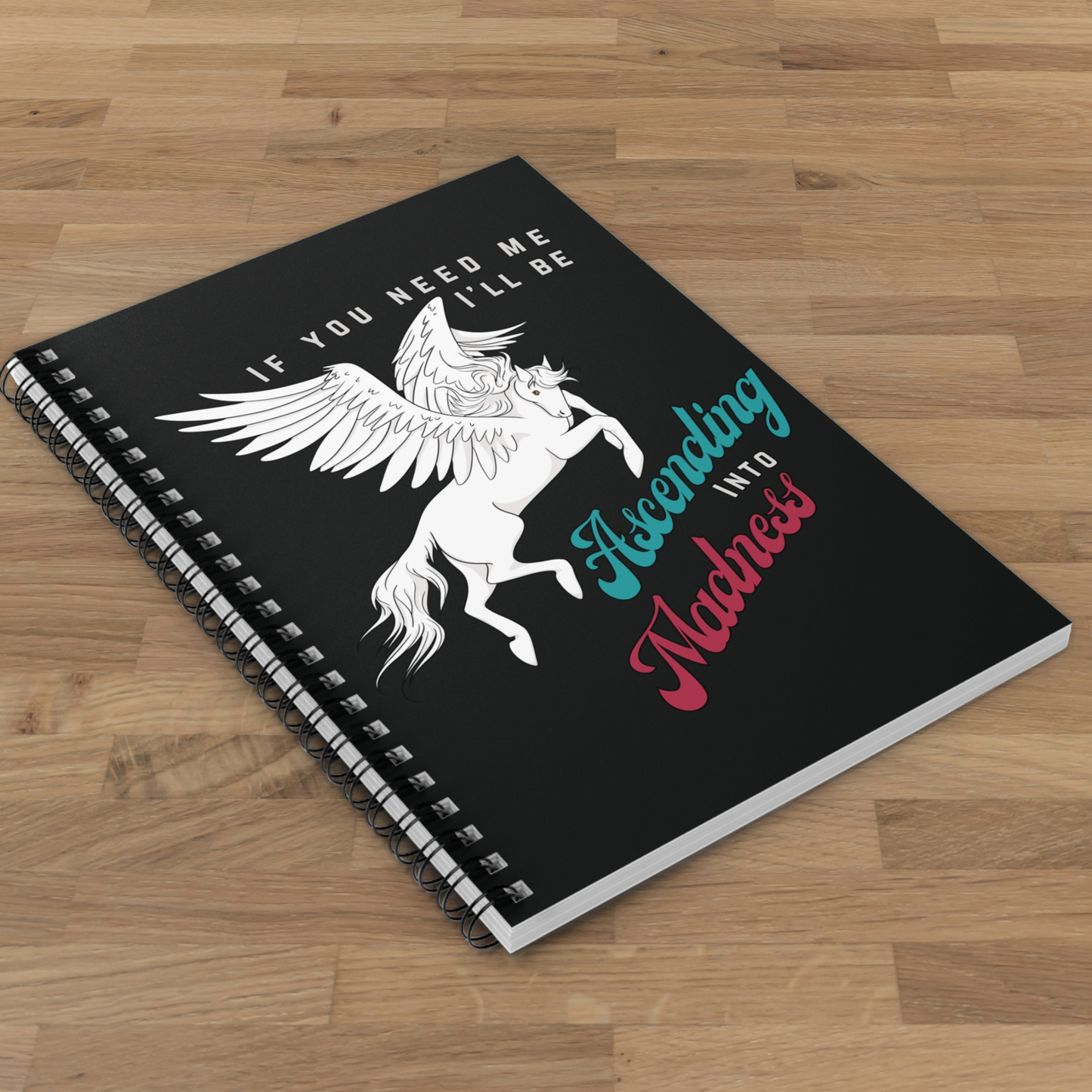 Ascending Into Madness 6x8 Spiral Notebook