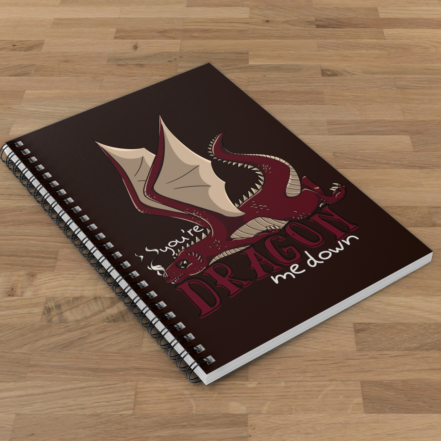 Dragon Me Down 6x8 Spiral Notebook