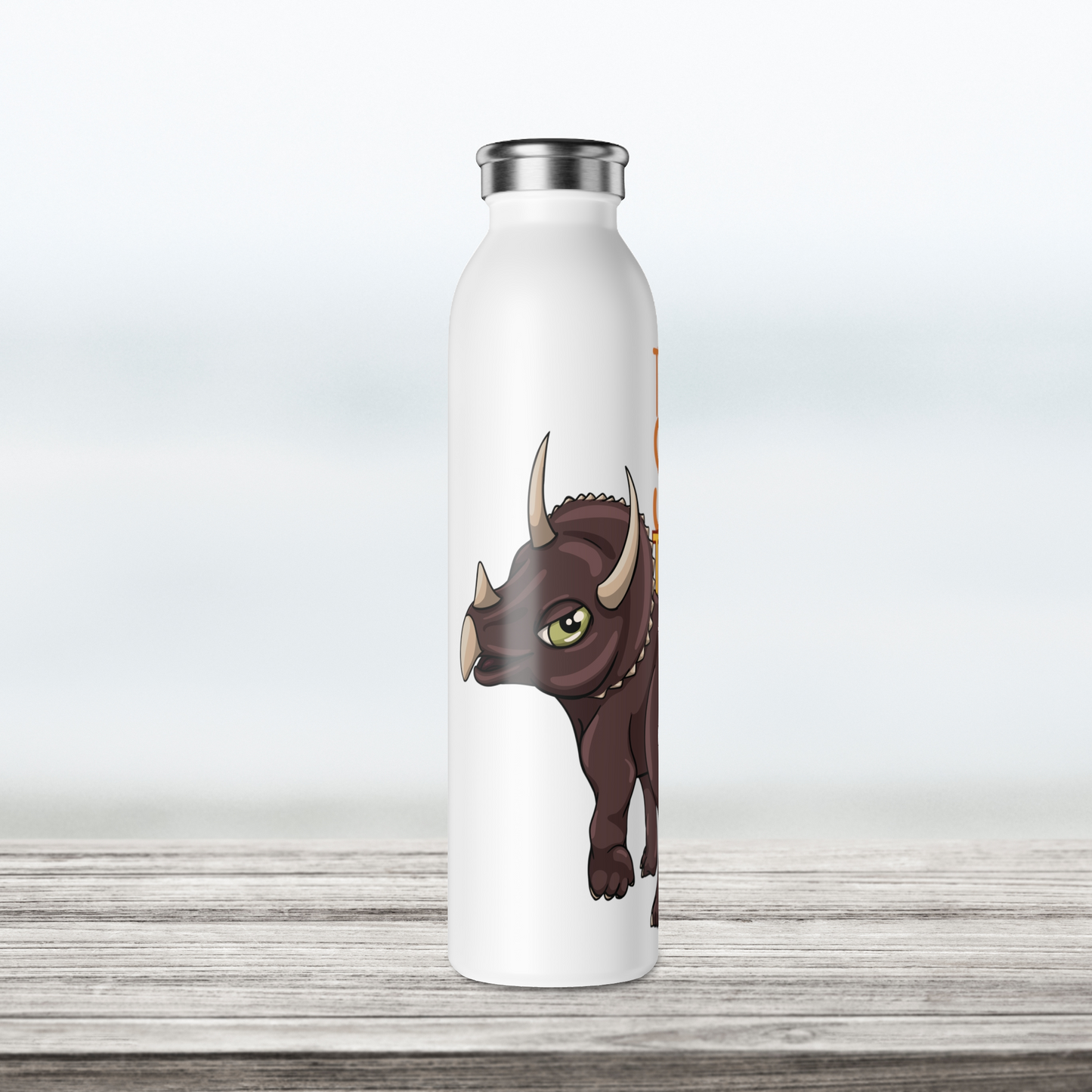 Tricera-Stop Talking Slim Water Bottle