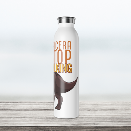 Tricera-Stop Talking Slim Water Bottle