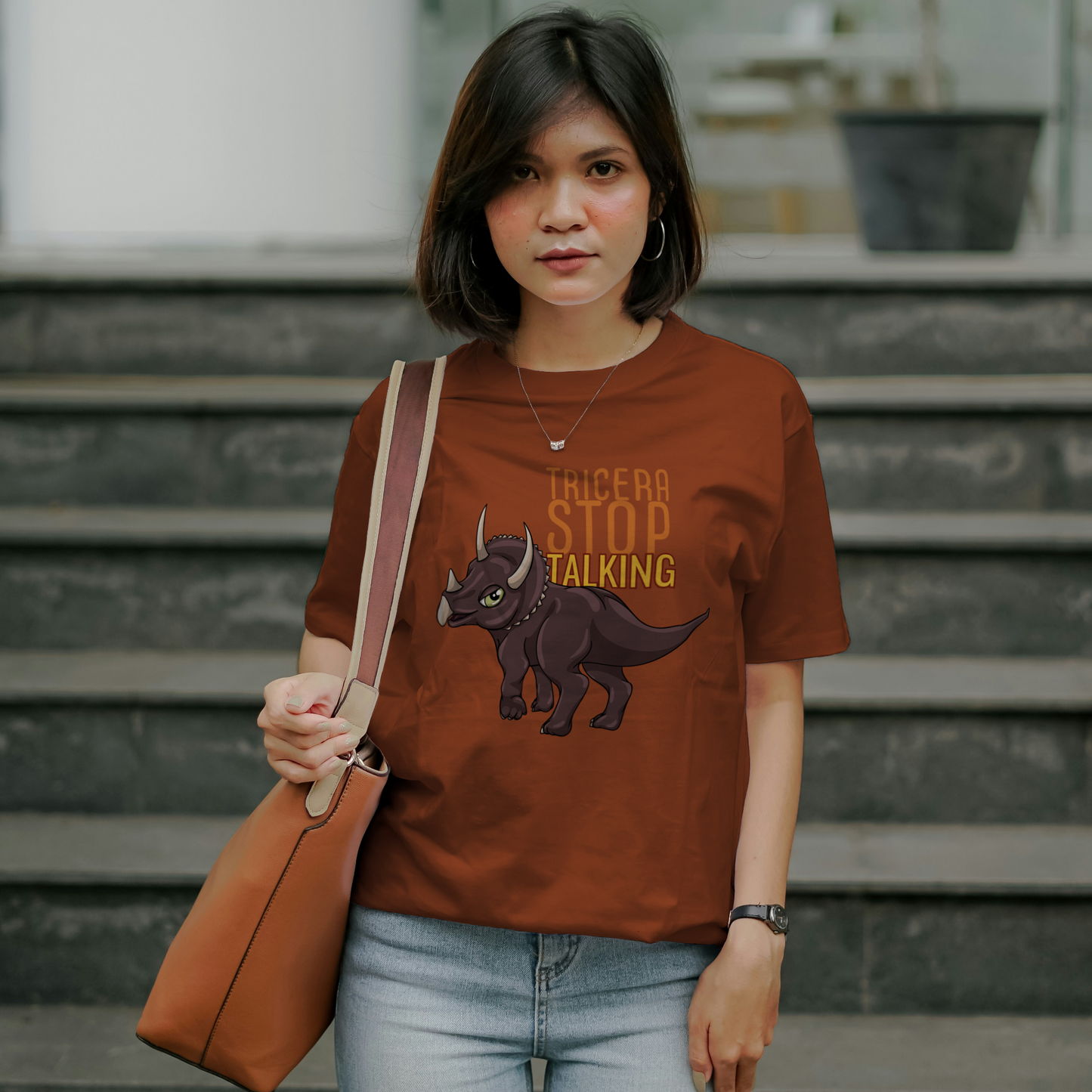 Tricera-Stop Talking T-Shirt