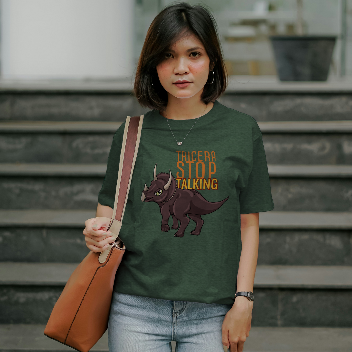 Tricera-Stop Talking T-Shirt