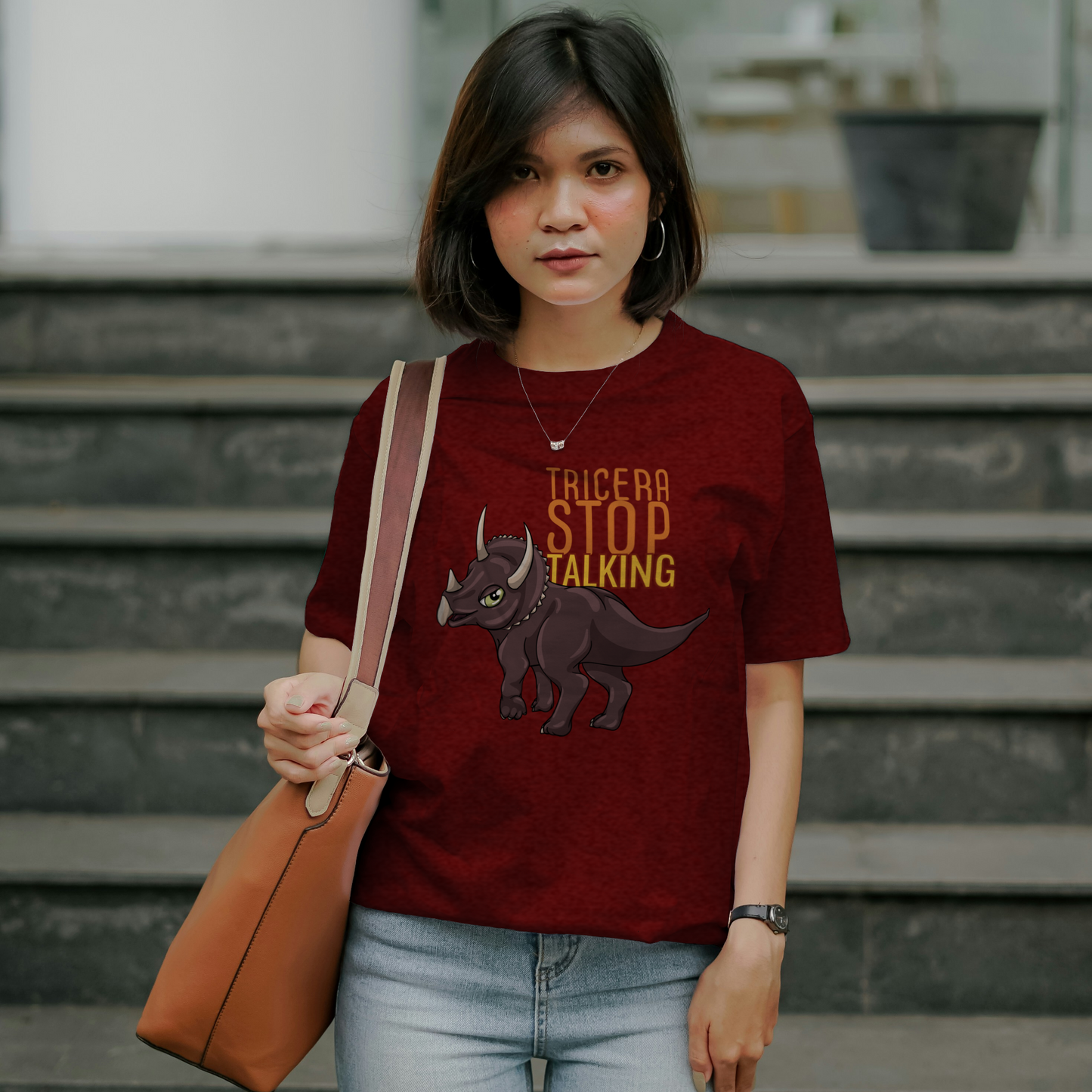 Tricera-Stop Talking T-Shirt