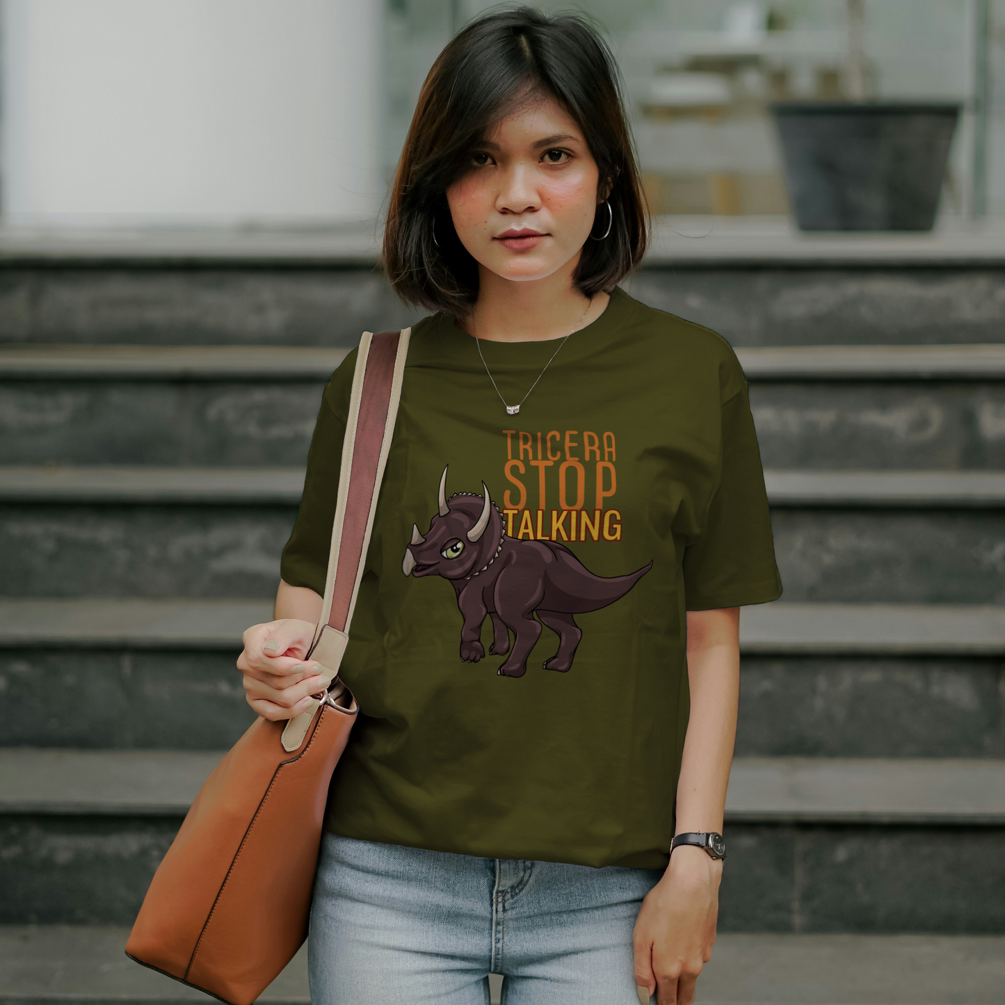 Tricera-Stop Talking T-Shirt