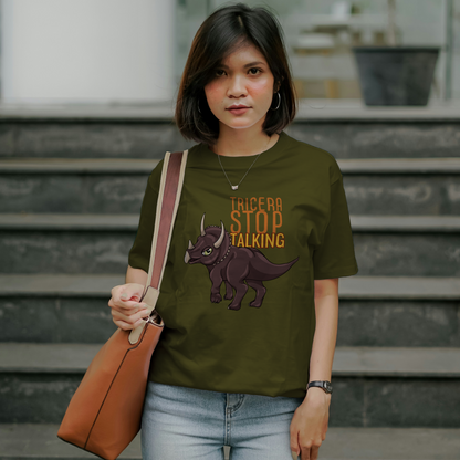 Tricera-Stop Talking T-Shirt