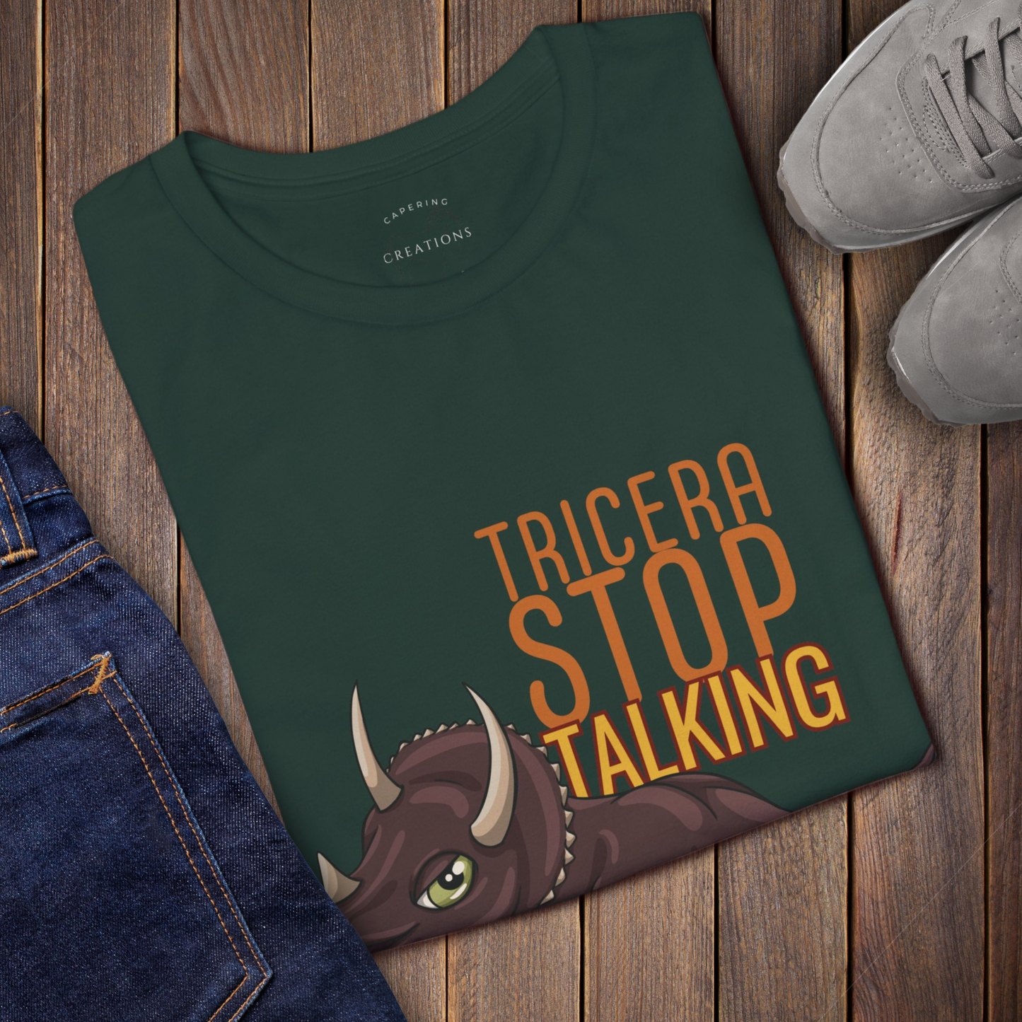 Tricera-Stop Talking T-Shirt
