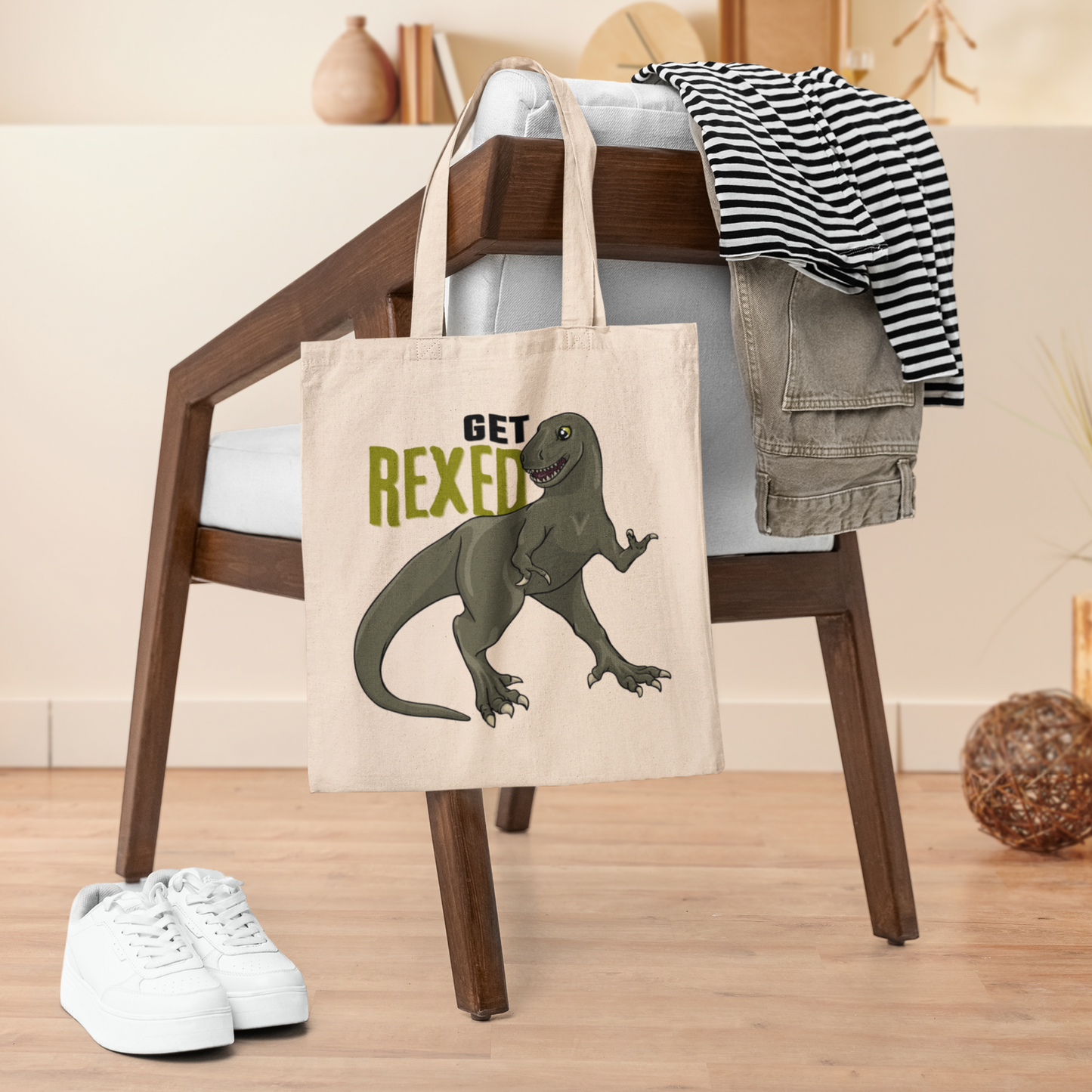 Get Rexed Canvas Tote