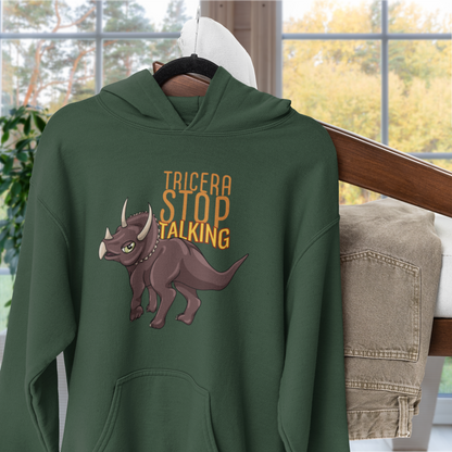 Tricera-Stop Talking Pullover Hoodie