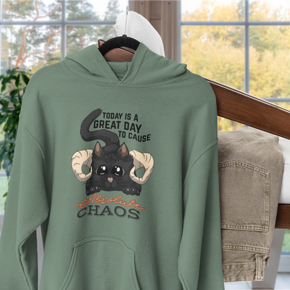 Chaos Cat Pullover Hoodie