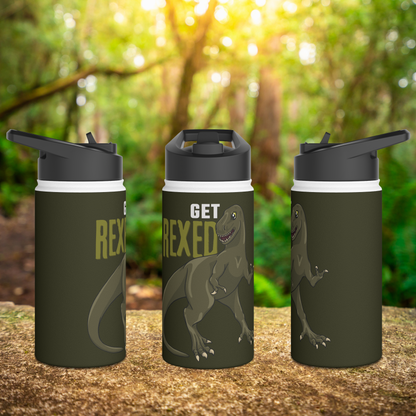 Get Rexed Stainless Steel Sip-Top Water Bottle
