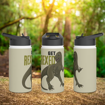 Get Rexed Stainless Steel Sip-Top Water Bottle