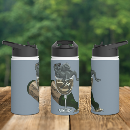 Spino Wino Stainless Steel Sip-Top Water Bottle