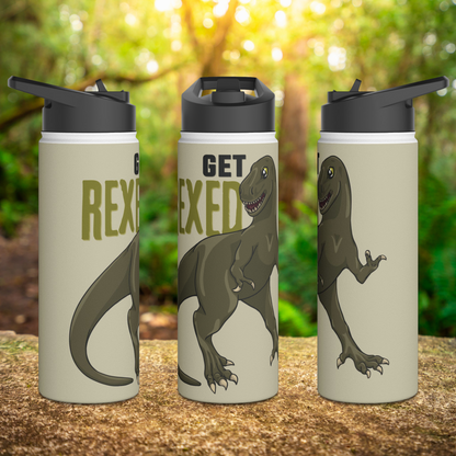 Get Rexed Stainless Steel Sip-Top Water Bottle