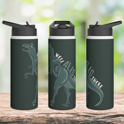 Well Allo There Stainless Steel Sip-Top Water Bottle