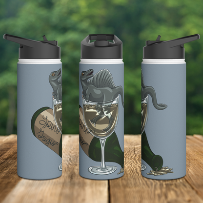 Spino Wino Stainless Steel Sip-Top Water Bottle