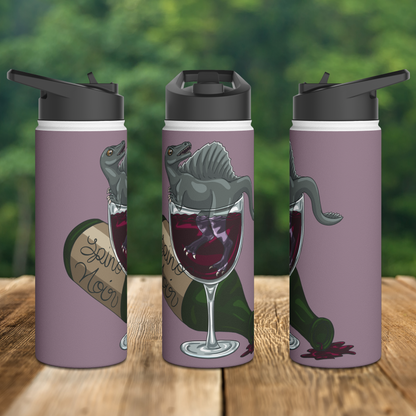 Spino Wino Stainless Steel Sip-Top Water Bottle