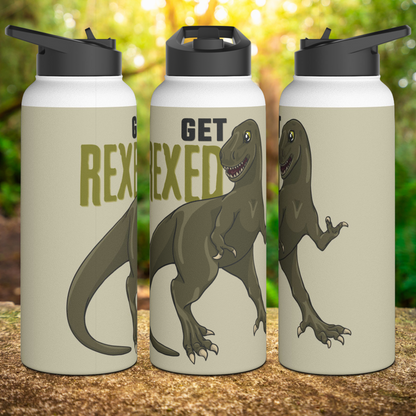 Get Rexed Stainless Steel Sip-Top Water Bottle
