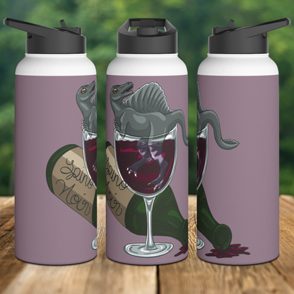 Spino Wino Stainless Steel Sip-Top Water Bottle