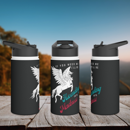 Ascending Into Madness Stainless Steel Sip-Top Water Bottle