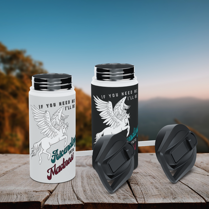 Ascending Into Madness Stainless Steel Sip-Top Water Bottle