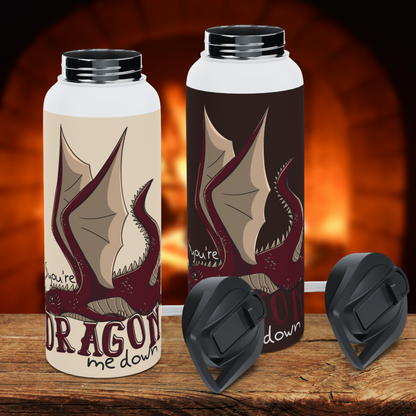 Dragon Me Down Stainless Steel Sip-Top Water Bottle