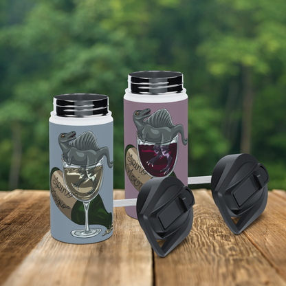 Spino Wino Stainless Steel Sip-Top Water Bottle