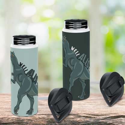 Well Allo There Stainless Steel Sip-Top Water Bottle