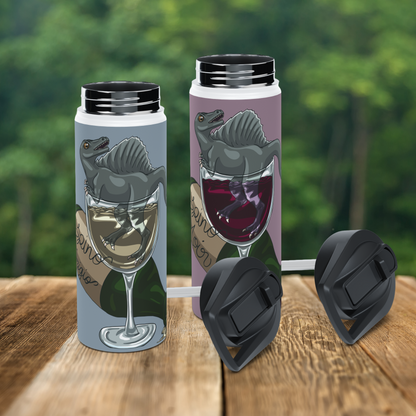 Spino Wino Stainless Steel Sip-Top Water Bottle