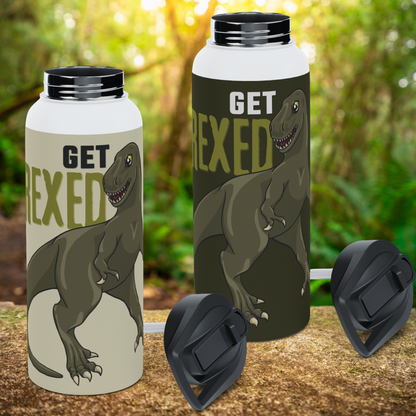 Get Rexed Stainless Steel Sip-Top Water Bottle