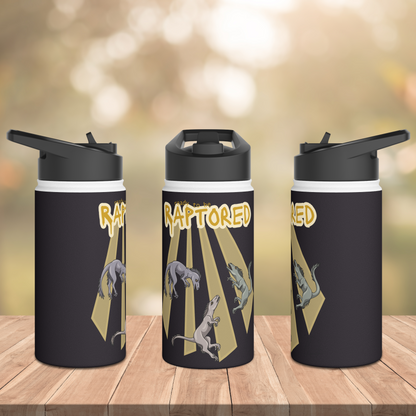 Rapturous Raptors Stainless Steel Sip-Top Water Bottle