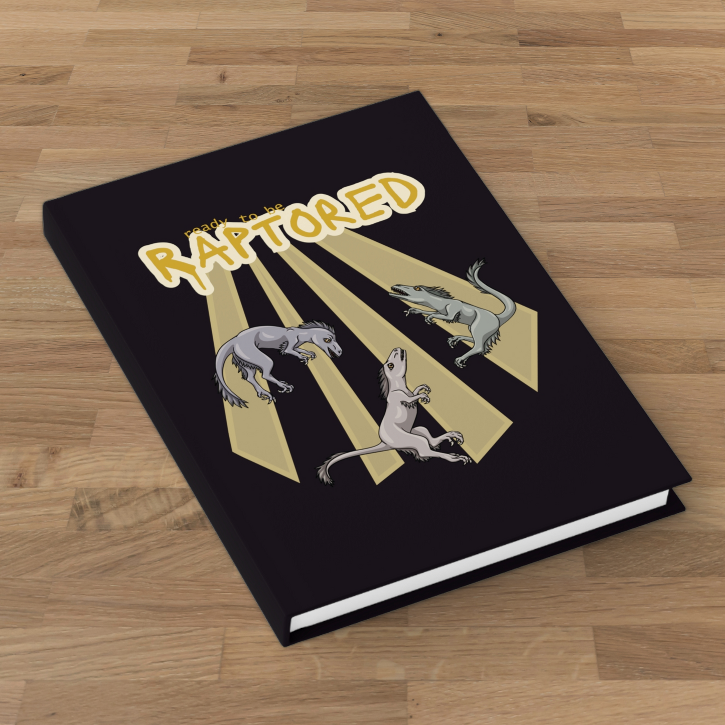 Rapturous Raptors Blank 5×7 Hardcover Journal