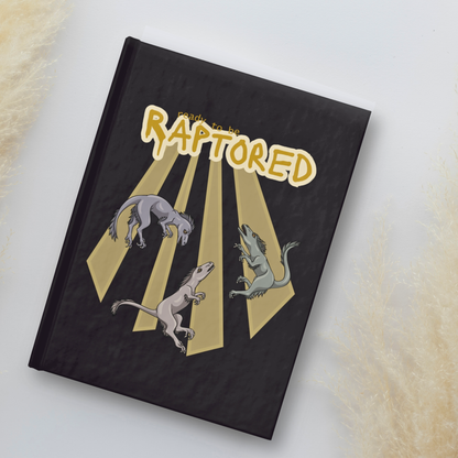 Rapturous Raptors Blank 5×7 Hardcover Journal